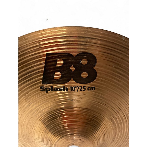 Used SABIAN 10in B8 Splash Cymbal