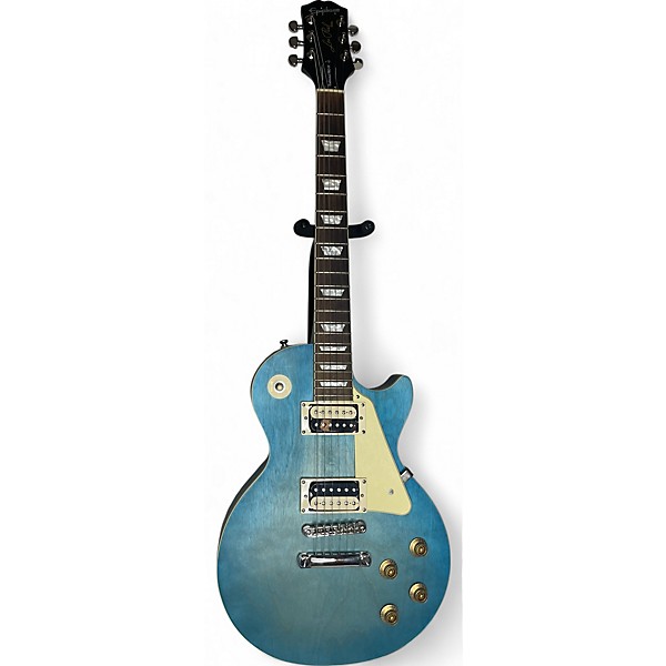Used Epiphone Les Paul Traditional Pro IV Ocean Blue Burst Solid Body Electric Guitar