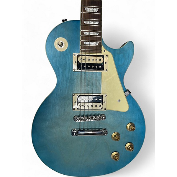 Used Epiphone Les Paul Traditional Pro IV Ocean Blue Burst Solid Body Electric Guitar