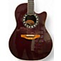 Used Ovation Used 1996 Ovation 30th Anniversary Model Collectors Series Wine Red Acoustic Electric Guitar