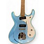 Used Eastwood Sidejack Metallic Blue Solid Body Electric Guitar