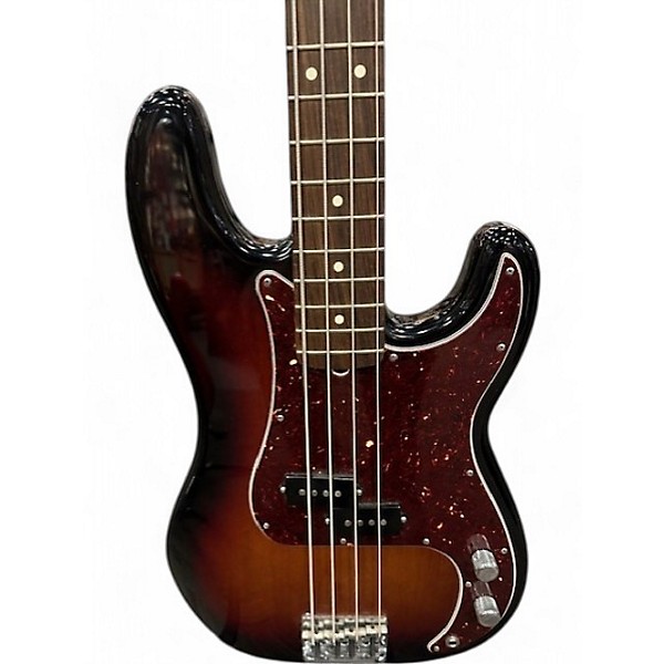 Used Fender Used Fender American Professional Precision Bass 2 Color Sunburst Electric Bass Guitar