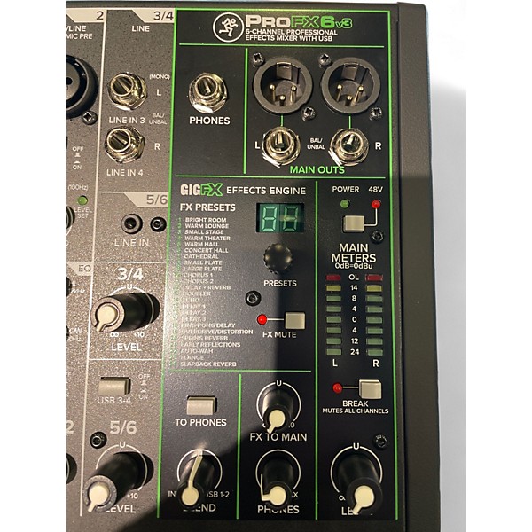 Used Mackie Used mackie ProFX6v3 Unpowered Mixer