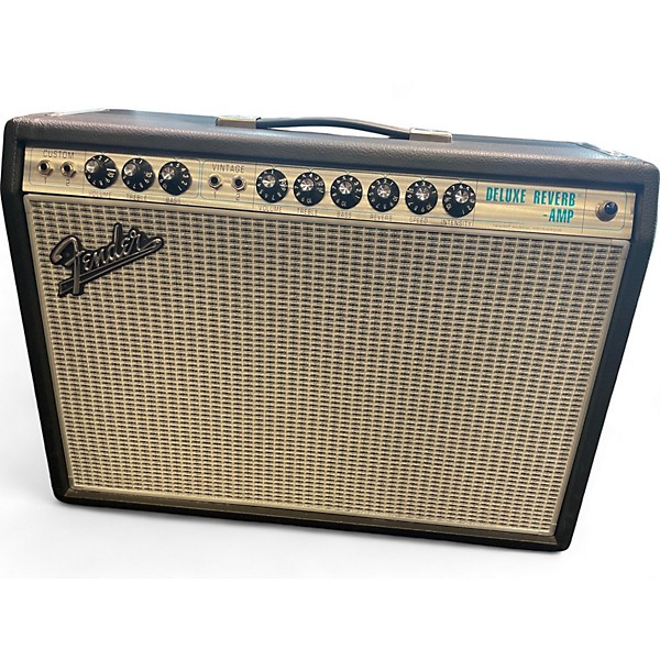 Used Fender Used Fender 1968 Custom Deluxe Reverb 22W 1x12 Tube Guitar Combo Amp