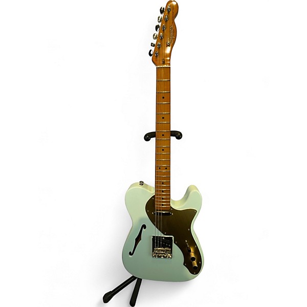 Used Squier Used Squier Classic Vibe Telecaster Thinline Sonic Blue Hollow Body Electric Guitar