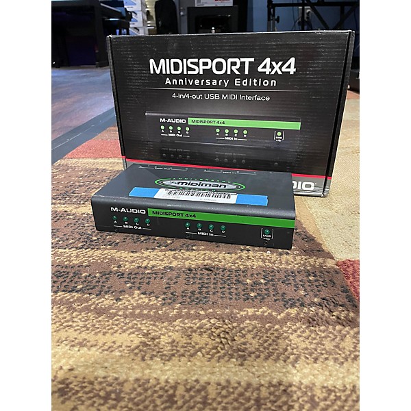 Used M-Audio Used M-Audio Midisport 4x4 Audio Interface