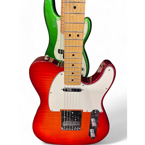 Used Fender Used Fender PLAYER SPECIAL EDITION PLUS TOP Sienna Sunburst Solid Body Electric Guitar