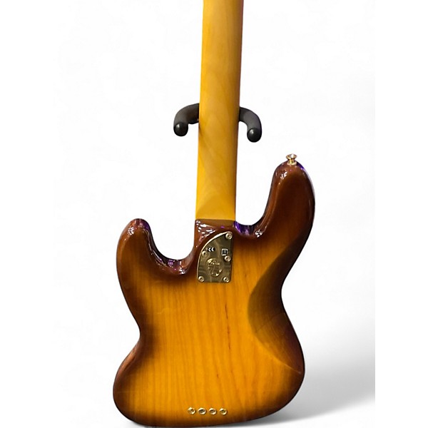 Used Fender Used Fender 75th Anniversary Commemorative American Jazz Bass Bourbon Burst Electric Bass Guitar