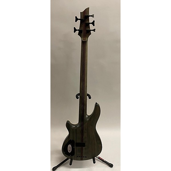 Used Schecter Guitar Research Used Schecter Guitar Research SLS Elite-5 Evil Twin Black Electric Bass Guitar