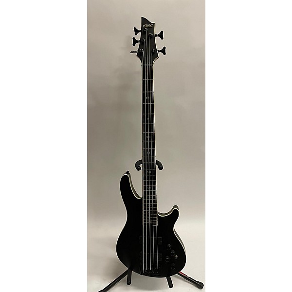 Used Schecter Guitar Research Used Schecter Guitar Research SLS Elite-5 Evil Twin Black Electric Bass Guitar