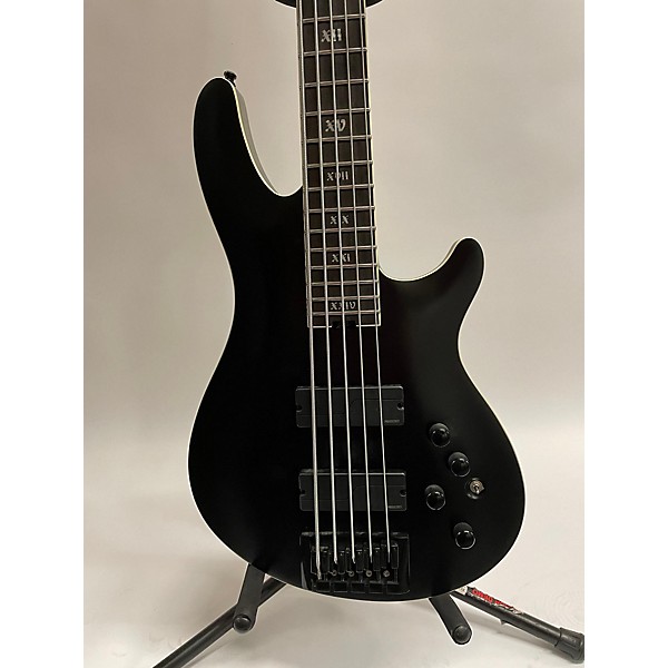 Used Schecter Guitar Research Used Schecter Guitar Research SLS Elite-5 Evil Twin Black Electric Bass Guitar