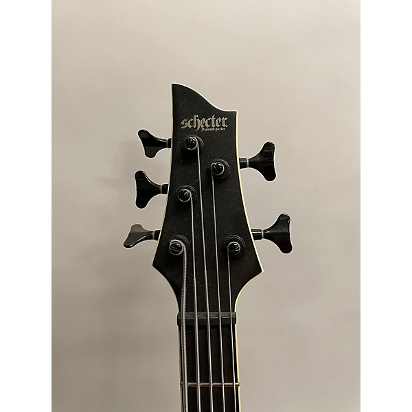 Used Schecter Guitar Research Used Schecter Guitar Research SLS Elite-5 Evil Twin Black Electric Bass Guitar