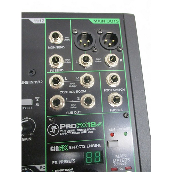 Used Mackie Used Mackie PROFX12 Unpowered Mixer