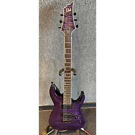 Used ESP Used ESP LTD H200 Trans Purple Solid Body Electric Guitar