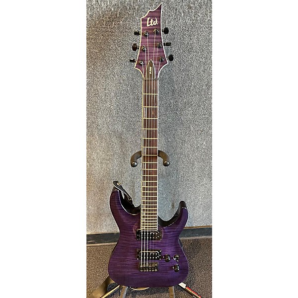 Used ESP Used ESP LTD H200 Trans Purple Solid Body Electric Guitar