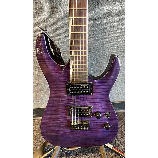 Used ESP Used ESP LTD H200 Trans Purple Solid Body Electric Guitar