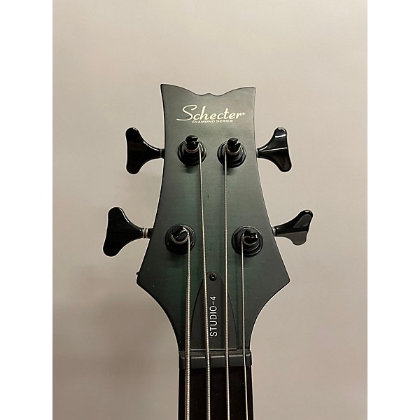 Used Schecter Guitar Research Used Schecter Guitar Research Stiletto Studio 4 Forest Green Electric Bass Guitar