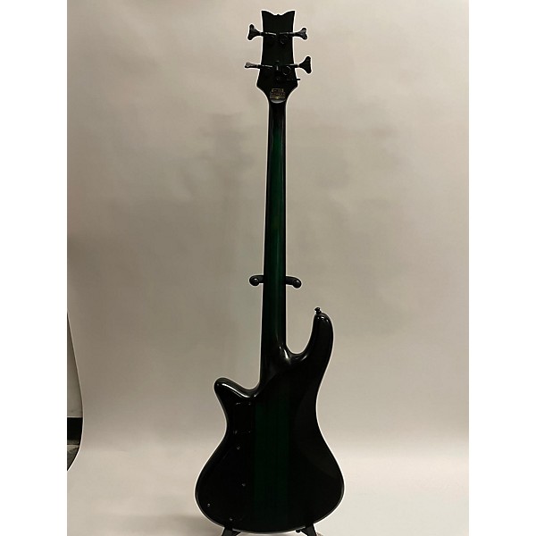 Used Schecter Guitar Research Used Schecter Guitar Research Stiletto Studio 4 Forest Green Electric Bass Guitar