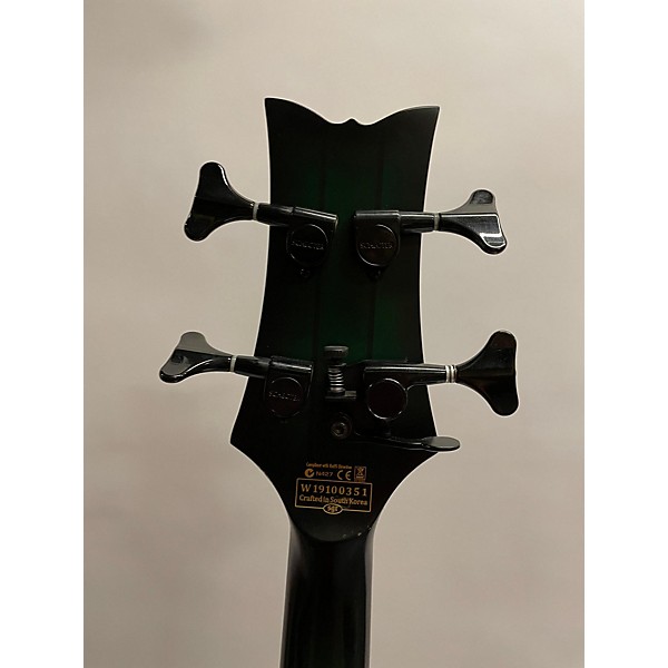 Used Schecter Guitar Research Used Schecter Guitar Research Stiletto Studio 4 Forest Green Electric Bass Guitar