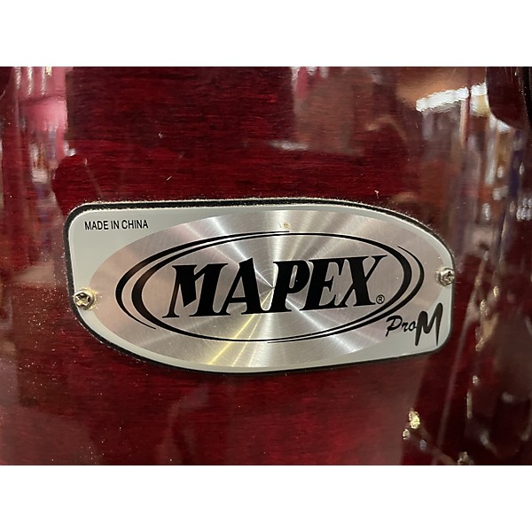 Used Mapex Used Mapex 5 piece Pro M Wine Red Drum Kit