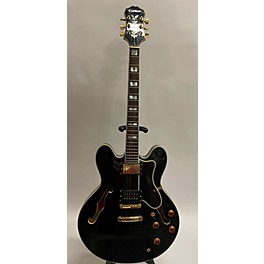 Used Epiphone Used Epiphone Sheraton Black Hollow Body Electric Guitar