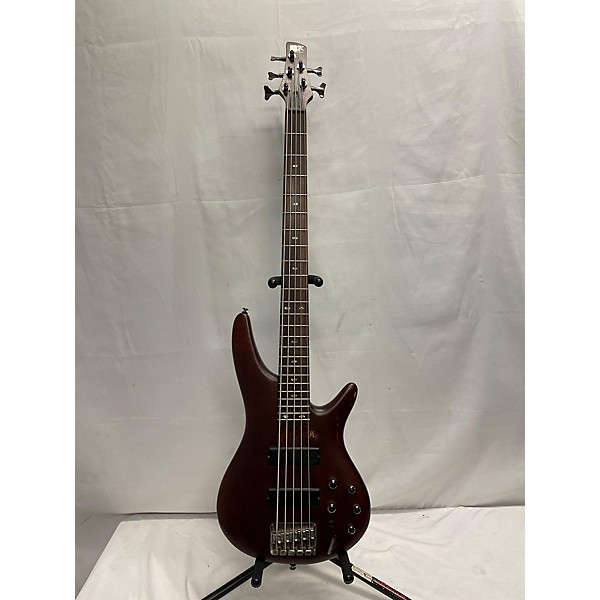 Used Ibanez Used Ibanez SR505 5 String BROWN MAHOGANY Electric Bass Guitar