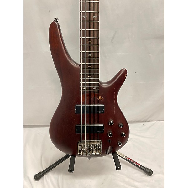 Used Ibanez Used Ibanez SR505 5 String BROWN MAHOGANY Electric Bass Guitar