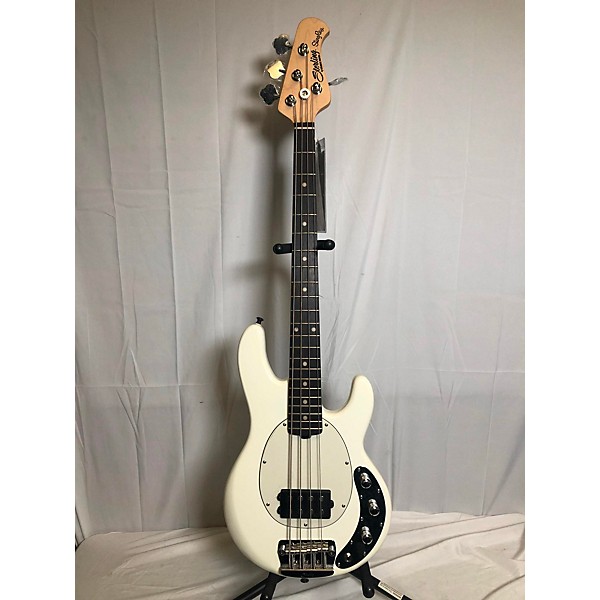 Used Used Sterling By Music Man SHORT SCALE BASS Olympic White Electric Bass Guitar