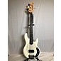 Used Used Sterling By Music Man SHORT SCALE BASS Olympic White Electric Bass Guitar thumbnail