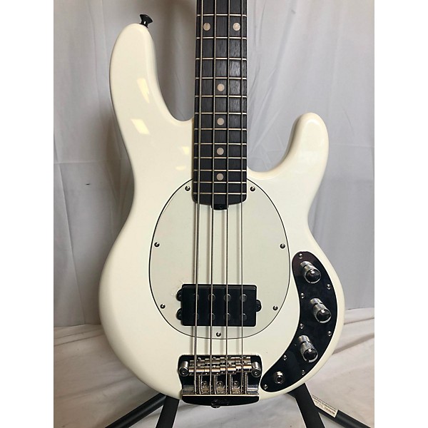 Used Used Sterling By Music Man SHORT SCALE BASS Olympic White Electric Bass Guitar