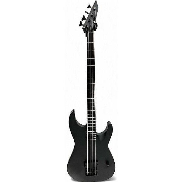 Used ESP Used ESP LTD M4 BLACK METAL Satin Black Electric Bass Guitar