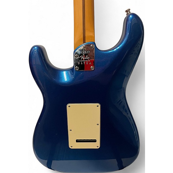 Used Fender American Ultra Stratocaster Cobra Blue Solid Body Electric Guitar