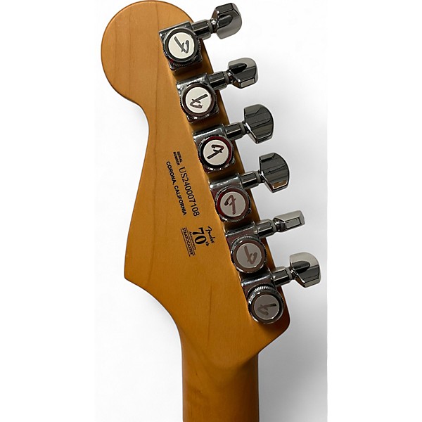 Used Fender American Ultra Stratocaster Cobra Blue Solid Body Electric Guitar