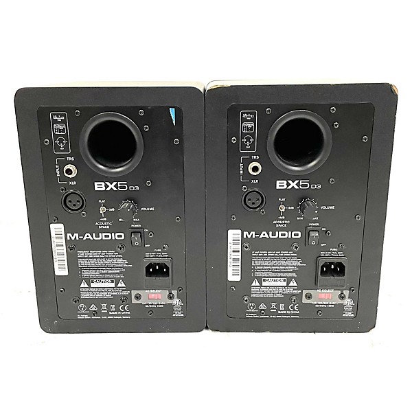 Used M-Audio Used M-Audio Bx5 D3 Pair Powered Monitor