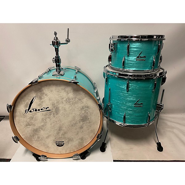 Used SONOR Used SONOR 3 piece Vintage Series California Blue Drum Kit