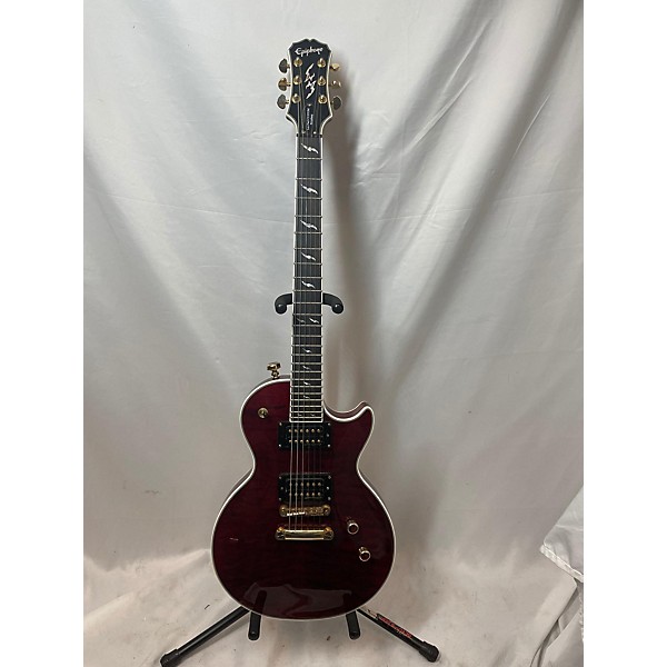 Used Epiphone Used Epiphone Les Paul Prophecy Custom EX Black Cherry Solid Body Electric Guitar