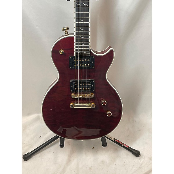 Used Epiphone Used Epiphone Les Paul Prophecy Custom EX Black Cherry Solid Body Electric Guitar