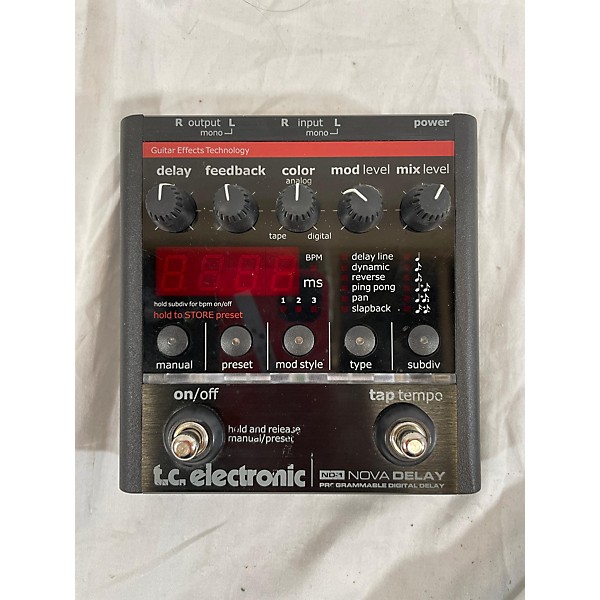 Used TC Electronic Used TC Electronic ND1 Nova Delay Effect Pedal