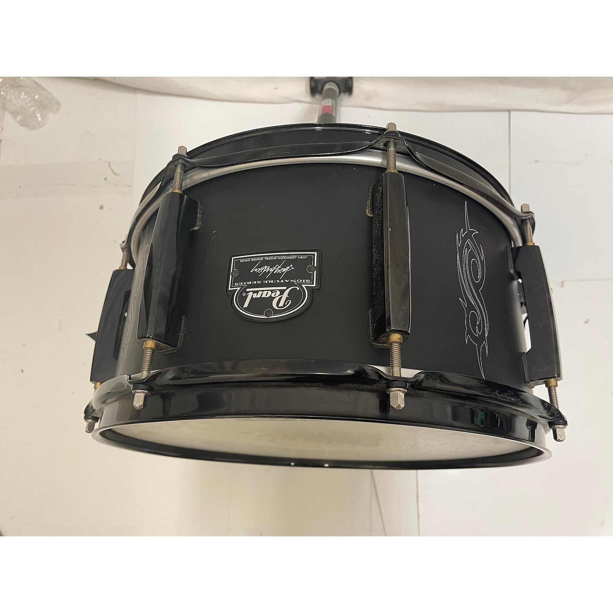 Used Pearl 13X6 Joey Jordison Signature Snare Drum Black 196