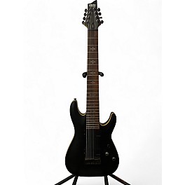 Used Schecter Guitar Research Used Schecter Guitar Research Demon 8 Satin Aged Black Solid Body Electric Guitar