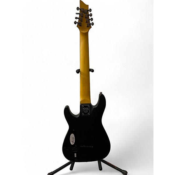 Used Schecter Guitar Research Used Schecter Guitar Research Demon 8 Satin Aged Black Solid Body Electric Guitar