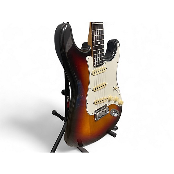 Used Fender Used Fender American Standard Stratocaster 3 Color Sunburst Solid Body Electric Guitar