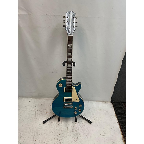 Used Epiphone Used Epiphone Les Paul Standard QUILTED BLUE Solid Body Electric Guitar