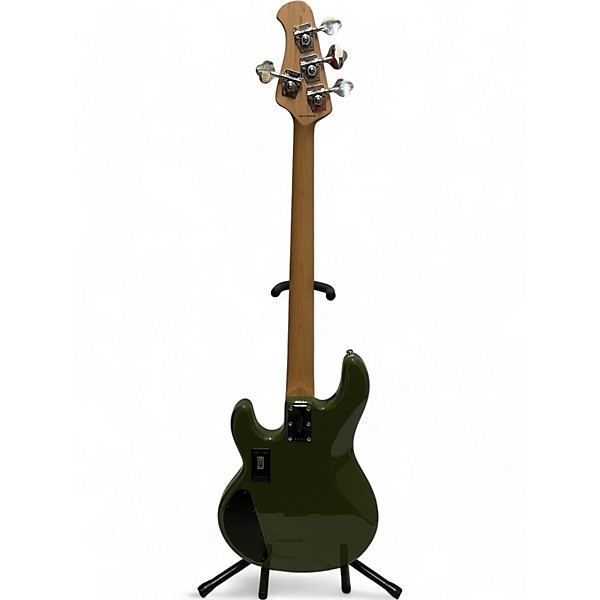 Used Ernie Ball Music Man Used Ernie Ball Music Man Stingray 4 String Royal Olive Electric Bass Guitar