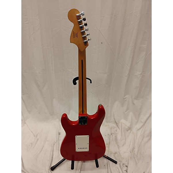 Used Squier Used Squier Affinity Stratocaster Candy Apple Red Solid Body Electric Guitar