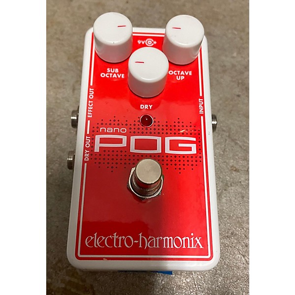 Used Electro-Harmonix Nano POG Polyphonic Octave Generator Effect Pedal