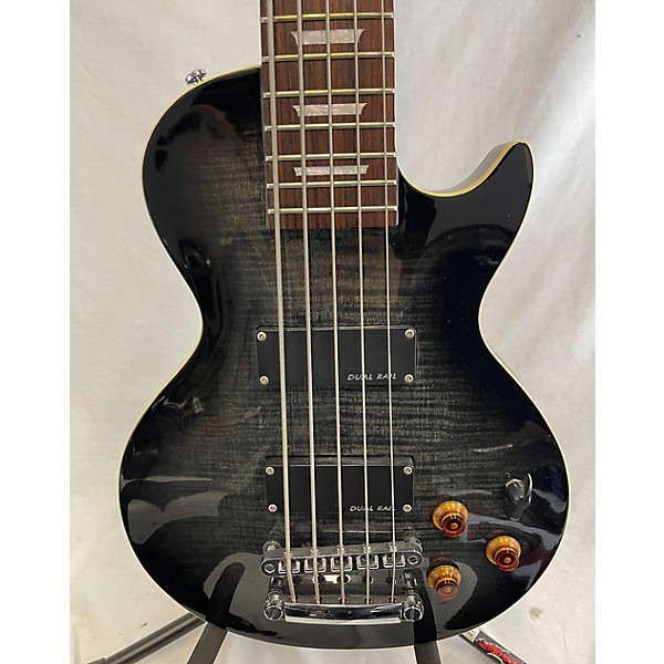 Used Epiphone Used Epiphone Les Paul Standard 5 Grey Burst Electric Bass Guitar