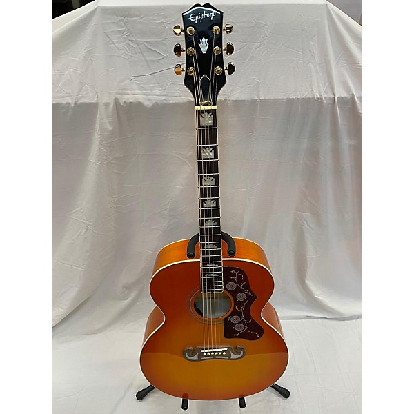 Used Epiphone Used Epiphone J200 Acoustic Electric Guitar