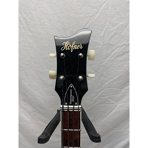 Used Hofner Used Hofner HCT 500/1 CONTEMPORARY ELECTRIC 4 STRING BASS Trans Black Electric Bass Guitar