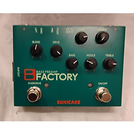 Used Sonica Used SONICA BASS PREAMP FACTORY Effect Pedal